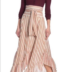 NWT Free People Giselle Smocked waist Maxi Sk…